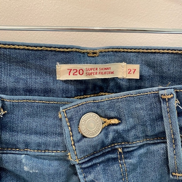 Levi’s Super Skinny Jeans - size 27 - Picture 3 of 6